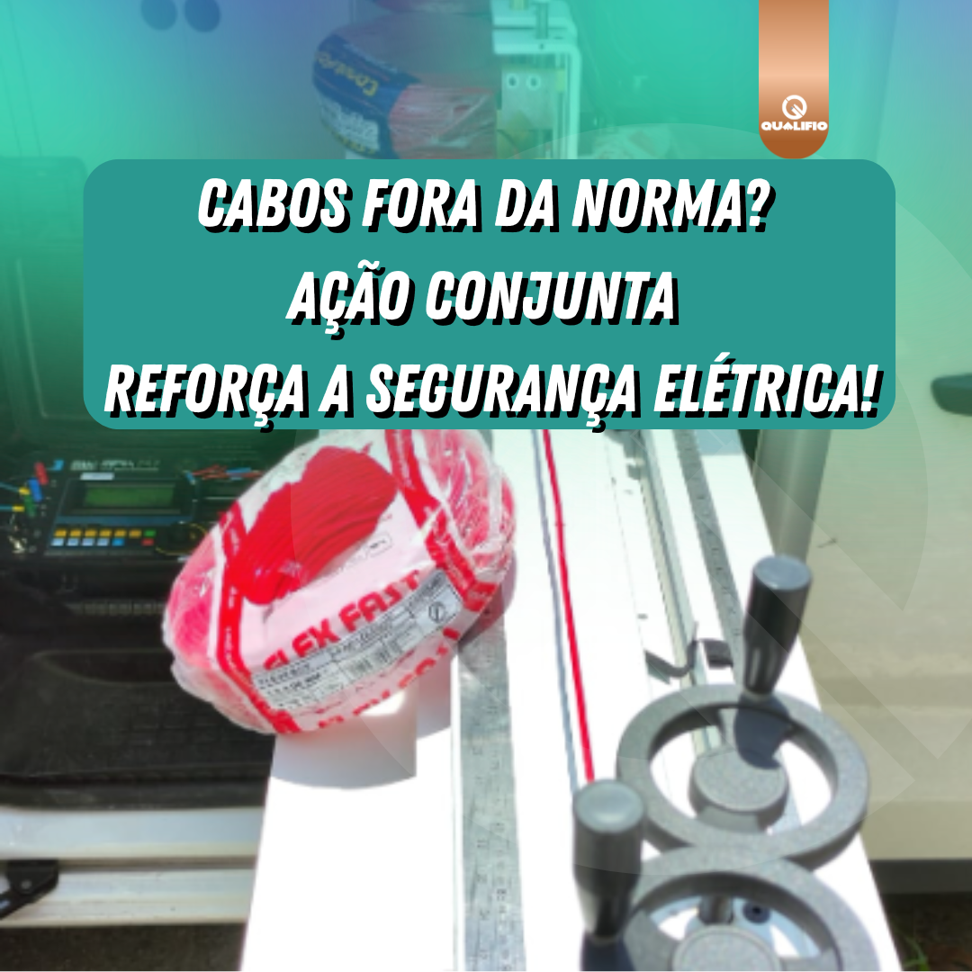 DISCCPAT e Sindicel realizam operação contra mercado ilegal de fios e cabos elétricos em Suzano/SP